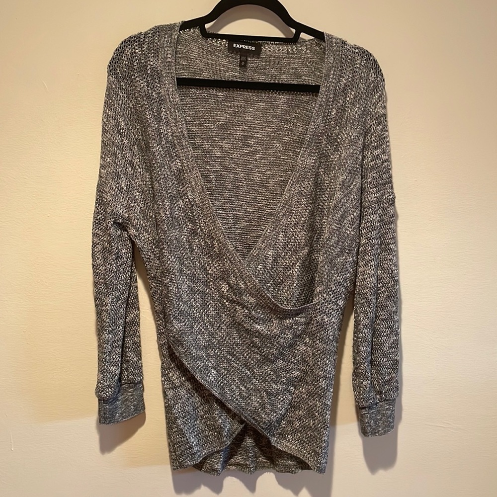 Express size medium gray sweater